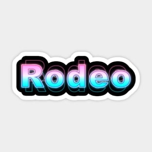 Rodeo Sticker